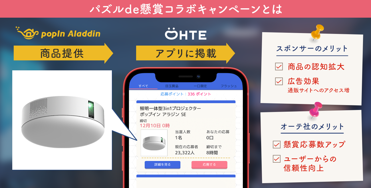 ジグソーde懸賞 ナンプレde懸賞 など シリーズ累計ダウンロード数1100万を超えるスマートフォンゲームアプリが Popin Aladdin パズルde懸賞コラボキャンペーン を開催 株式会社アイモバイルのプレスリリース ジグソーde懸賞 ナンプレde懸賞 など シリーズ累計ダウンロード数1100万を超えるスマートフォンゲームアプリが Popin Aladdin パズルde懸賞コラボキャンペーン を開催 株式会社アイモバイルのプレスリリース
