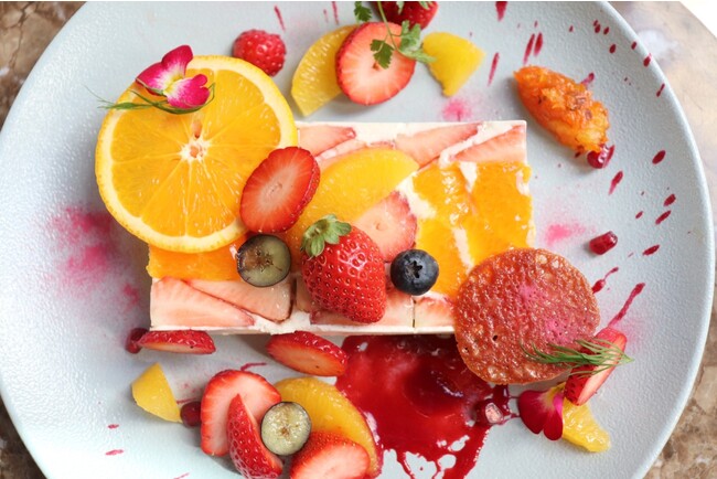 彩り鮮やかな野菜パフェ