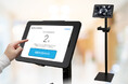各サイズiPad対応ホルダー 発券プリンター用トレイ付き フロアスタンド OWL-AWST01L-SETシリーズを発売。