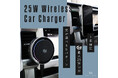 MOTTERU　人気の車載用ワイヤレス充電器が25Wにパワーアップ！LEDライト付きとなしの2種類が登場