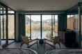 東条湖を眺む~大自然の中で1日1組限定のプライベートサウナルームが「GLAMP CABIN 東条湖・丹波篠山」に新登場!