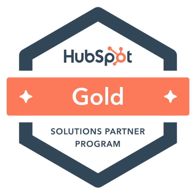 HubSpot Solutions Partnerプログラム Goldバッジ