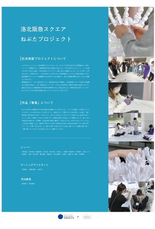 学生たちが制作した館内サイン 学生たちが制作した館内サイン