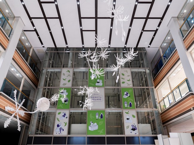 京都芸術大学の学生たちによるねぶた空間装飾作品「風、薫る。」 京都芸術大学の学生たちによるねぶた空間装飾作品「風、薫る。」