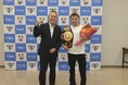 【大阪府門真市】WBA世界ライトフライ級王座決定戦において日本男子最速で世界王者を獲得した吉良大弥選手が門真市を表敬訪問されました