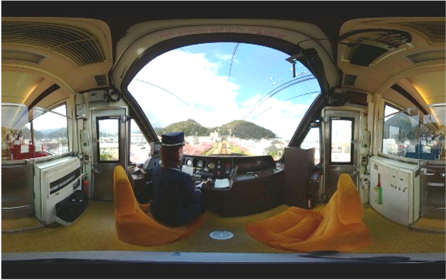 世界初 当社調べ 鉄道ファンの夢を実現 伊豆急 リゾート２１ 8k撮影３６０ 運転席 Vr 発売決定 伊豆急行株式会社 株式会社伊豆 急ケーブルネットワークのプレスリリース