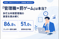 管理職は本当に罰ゲーム？ ～約９割が現場の実務も担う「プレイングマネジャー」　多忙な中間管理職の実態を読み解く～