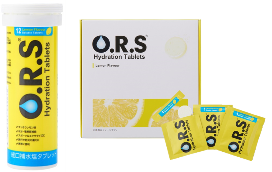 イギリス生まれの“おいしい”経口補水液タブレット『O.R.S Hydration