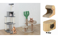 コメリのPet ami(ペットアミ)から猫の爪とぎに新作が登場「キャットコンド 爪とぎケース付き」「爪とぎサボテン ステージ付き」「猫に小判シリーズ」