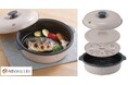 電子レンジで、まるで直火クォリティ！裏返し不要の「アテーナライフ　両面同時に焼ける電子レンジでらくらくグリル」が新登場！