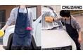愛車を傷つけず、服も濡らさない！洗車時の2大ストレスを解消！『CRUZARD　洗車用エプロン』が新登場！
