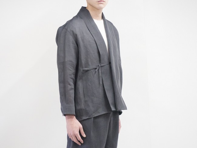 作務衣の形をイメージした、作務衣ジャケット・パンツ 作務衣の形をイメージした、作務衣ジャケット・パンツ