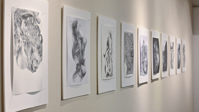 カラス アパラタス ドローイング展示の様子 カラス アパラタス ドローイング展示の様子