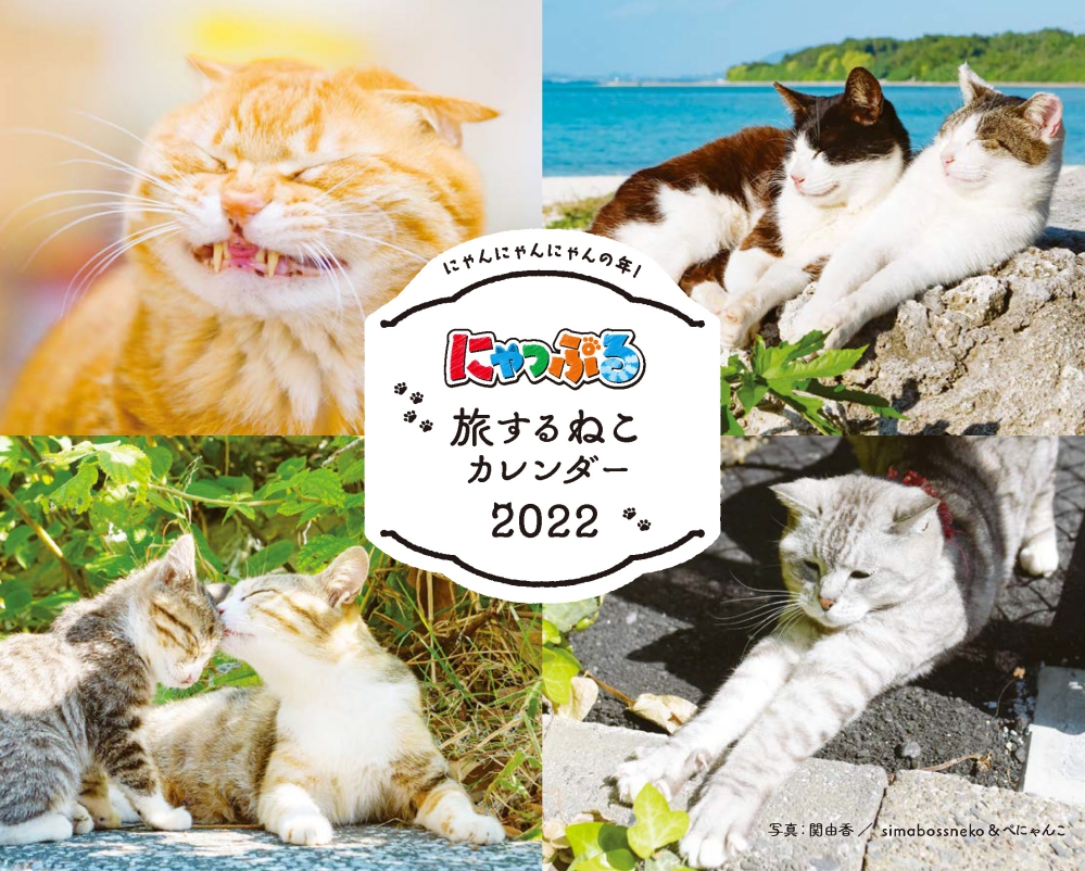 まっぷる が作ったねこ旅本 にゃっぷる から新商品 にゃっぷる 旅するねこカレンダー22 卓上版 発売 株式会社昭文社ホールディングスのプレスリリース