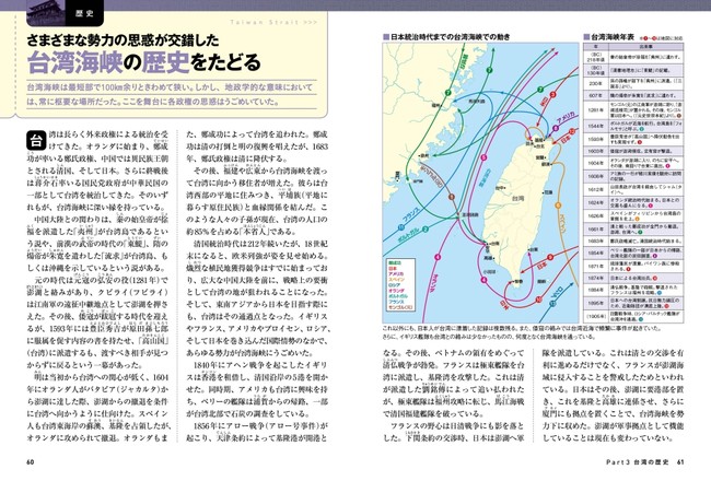 ＜台湾海峡の歴史をたどる＞