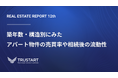 不動産テックTRUSTART、アパート売買の最新動向を公開。築古・木造アパートの高流動性と、相続登記後の高い売買率を明らかに