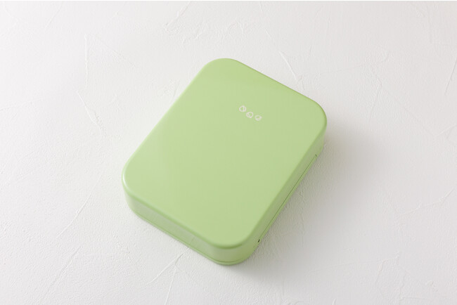 クルミッ子10個入（缶）パステルグリーン 裏面