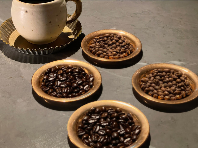 猿田彦珈琲が当店のために厳選した4種類のコーヒー豆