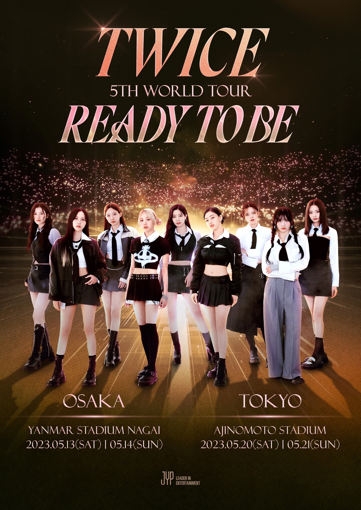 TWICE 日本での初のスタジアムライブはSmartNewsと盛り上がろう！ワールドツアー日本公演「TWICE 5TH WORLD TOUR