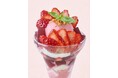 梅の花の春限定「苺ぱふぇ」登場！人気の「もっちり嶺岡」と甘酸っぱい苺の贅沢なハーモニーが魅力。