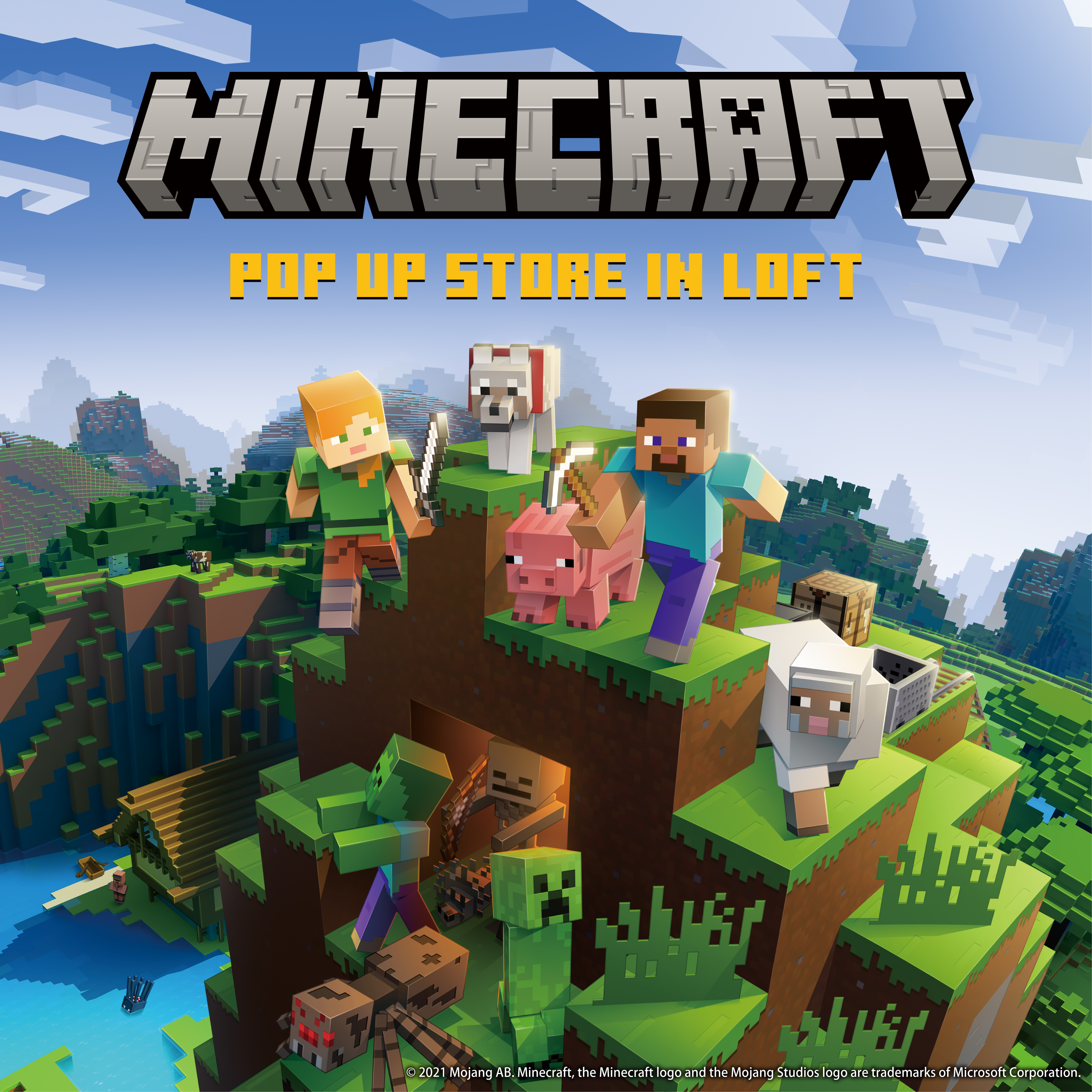 Minecraft Pop Up Store In ロフトが開催決定 株式会社granupのプレスリリース