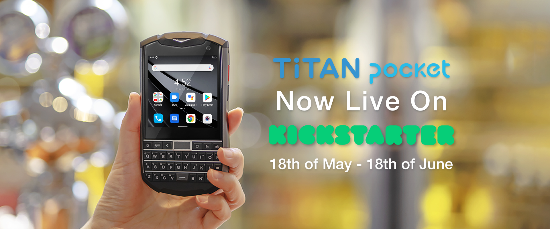 Titan pocket самый маленький qwerty смартфон на базе android 11