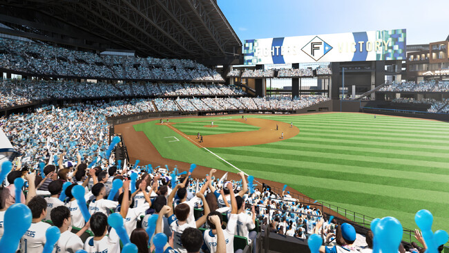 新球場ES CON FIELD HOKKAIDO イメージ (C)H.N.F. 新球場ES CON FIELD HOKKAIDO イメージ (C)H.N.F.