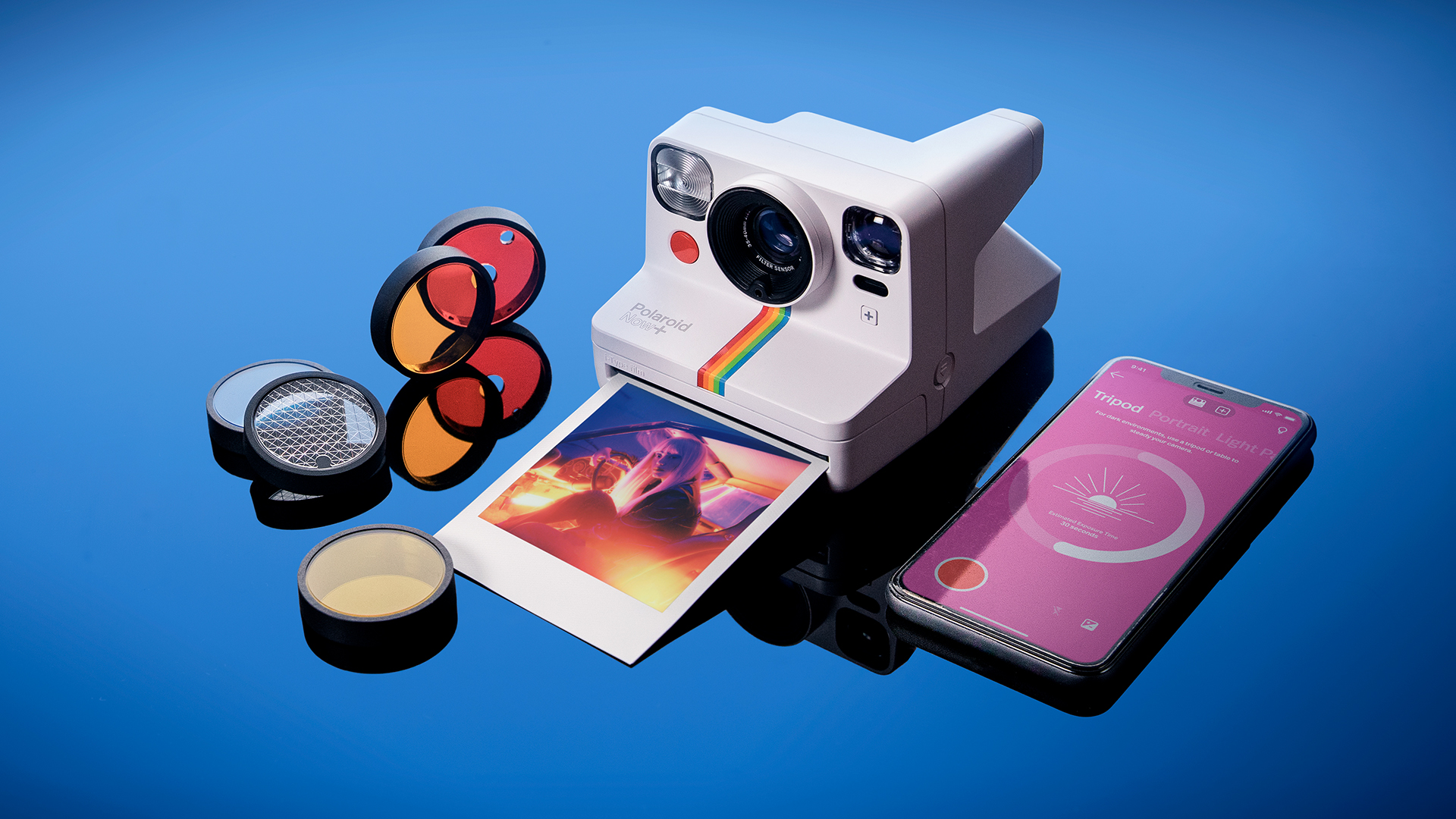 スマホ専用機能と付属フィルターで進化する無限の撮影方法！ポラロイドのハイエンドモデルカメラ「Polaroid Now+」  が1月19日から発売開始！｜株式会社Bccのプレスリリース