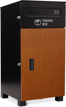 TAKUHAI BOXポスト一体型／ライトウッド