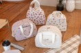 【販売開始】おしゃれで可愛いのにしっかり入る！軽くて大容量の保冷保温ランチバッグ「プチボンボン」。通年使えるオールシーズン対応。チャック付きで使いやすい手提げタイプのお弁当袋。通勤・通学にぴったり◎
