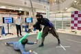 忍者×デジタルスポーツ「SASSEN」「Cyber KASSEN」が福岡黒田忍者隊（ワーサル福岡校）とコラボ　GWのイオン九州イベントで900人体験