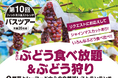 【いーふらん】フィットネス&ストレッチ 健康の森事業において「遊びながら健康促進」を目的とした会員限定バスツアー（9月開催）を実施！今月はぶどう食べ放題＆ぶどう狩りをツアーを実施