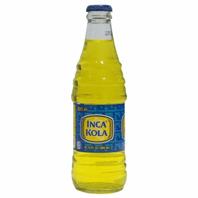 ペルーの国民的炭酸飲料のインカコーラ