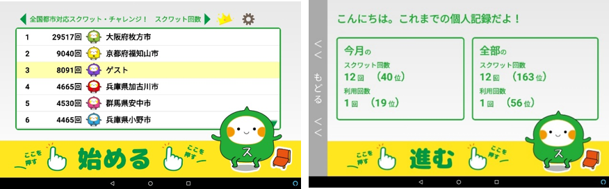 フレイル予防アプリ スクワット チャレンジ全国版 を無償公開 都築電気のプレスリリース