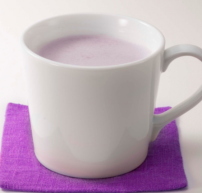 紫芋ミルク＜ホット＞