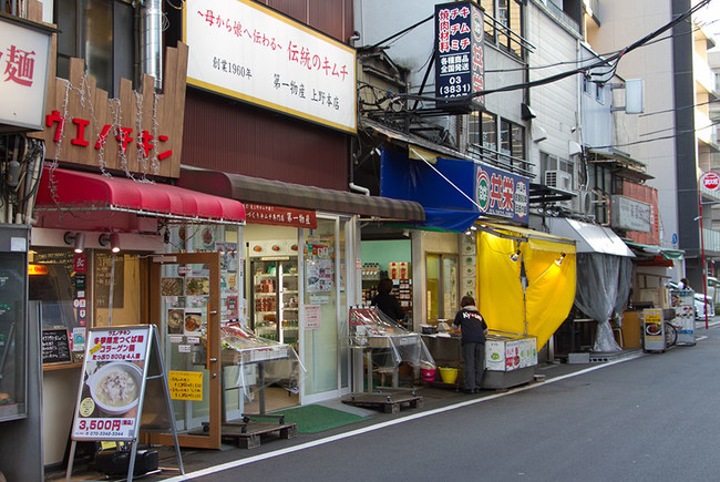 東上野コリアンタウン（キムチ横丁）