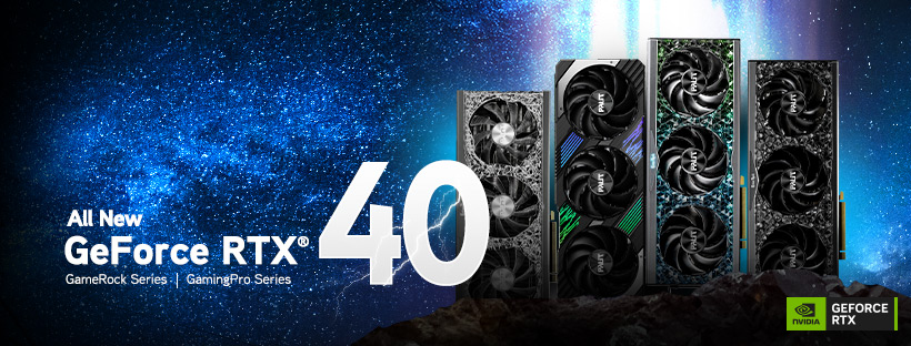 Palit Geforce Rtx 40 Gamerockとgamingproシリーズを発表 Palit Microsystems Ltd のプレスリリース
