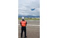 【福井県坂井市】新産業共創で実証 福井空港に大型VTOLドローン舞う