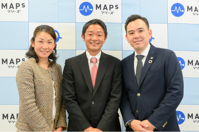 左上から、中村藍子代表、古賀公仁男コーチ、EM システムズ代表國光