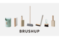 つくる人の創造性に磨きをかけるホウキとチリトリ『BRUSHUP』シリーズにトレンド感ある5色が登場