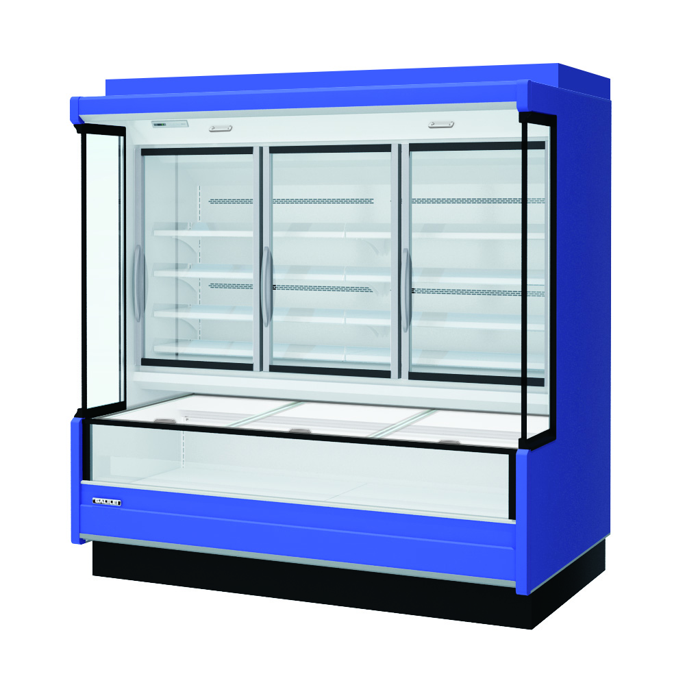 環境負荷の低い冷媒を採用！冷凍機内蔵型デュアルショーケースAT