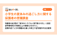 【小学生の夏休みの過ごし方に関する保護者の意識調査】