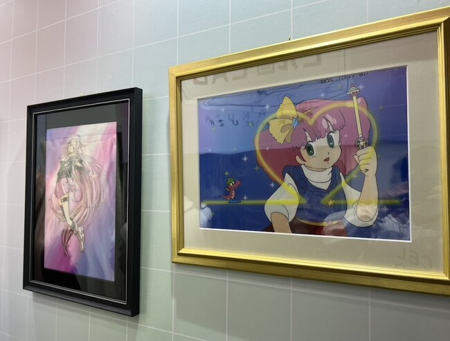 今回、新たに制作されたミンキーモモのセル画 (C)ASHI PRODUCTIONS 1982 今回、新たに制作されたミンキーモモのセル画 (C)ASHI PRODUCTIONS 1982