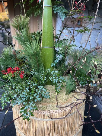 花器の込藁イメージ