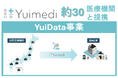 製薬企業向けリアルワールドデータ提供の「YuiData」、データ提供協力病院数が約30施設に！
