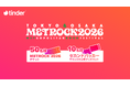 Tinder®、音楽でつながる新「ミュージックモード」の機能進化に合わせ『METROCK 2026』のチケットが抽選で当たるキャンペーンを実施