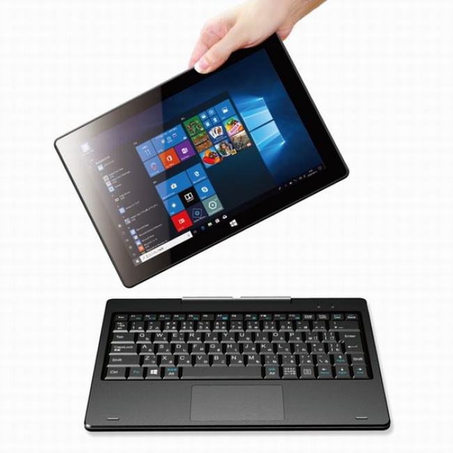 FRONTIER】ビジネス用途でも活躍！Windows 10 Pro搭載 2in1タブレット ...