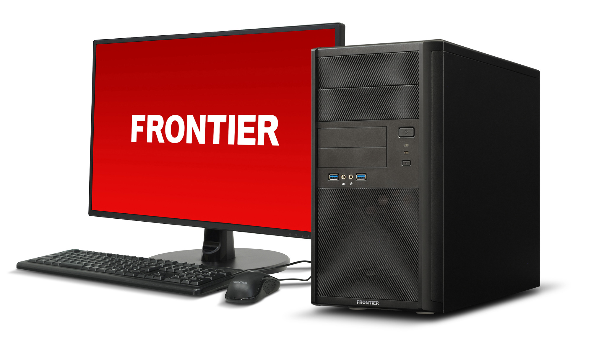 FRONTIER Corei7 GTS250 メモリ6GB HDD1TB 600W電源 デスクトップパソコン