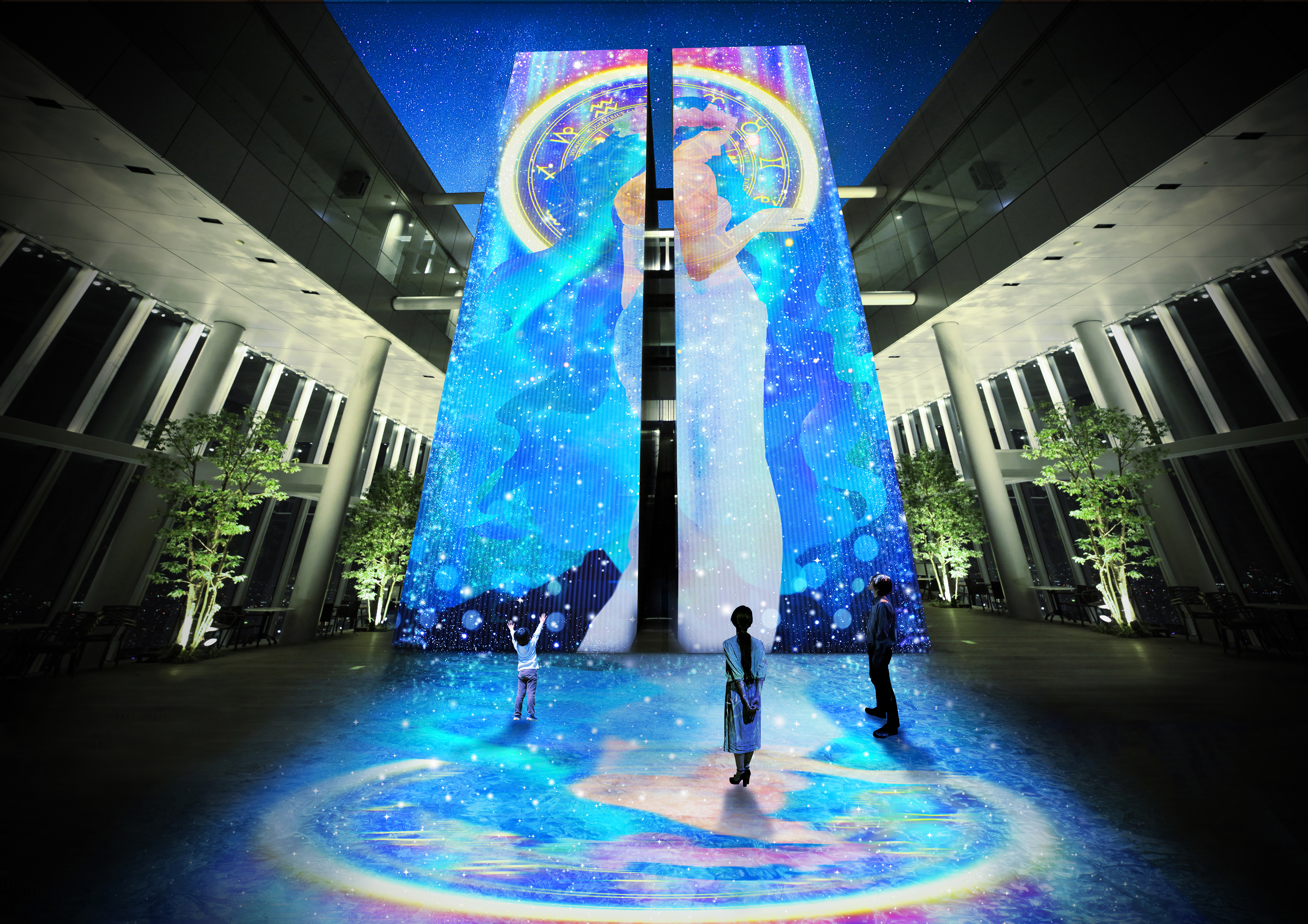 Naked 大阪芸術大学 あべのハルカス展望台にコラボ作品が登場 株式会社ネイキッドのプレスリリース