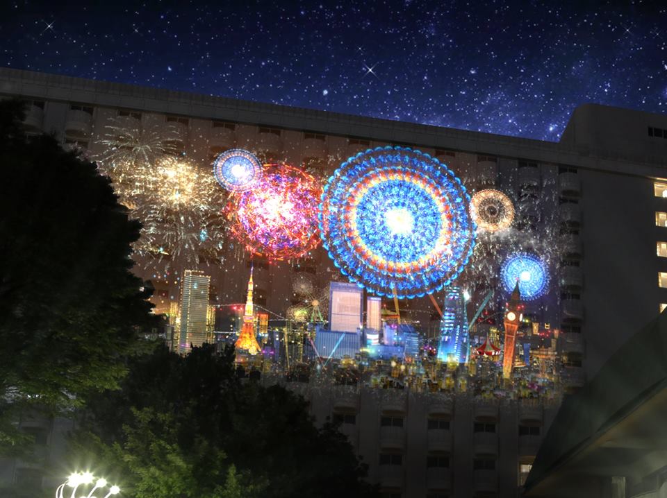 日本初 ホテルに映し出すプロジェクションマッピング花火大会で 品川の街を活性化 株式会社ネイキッドのプレスリリース